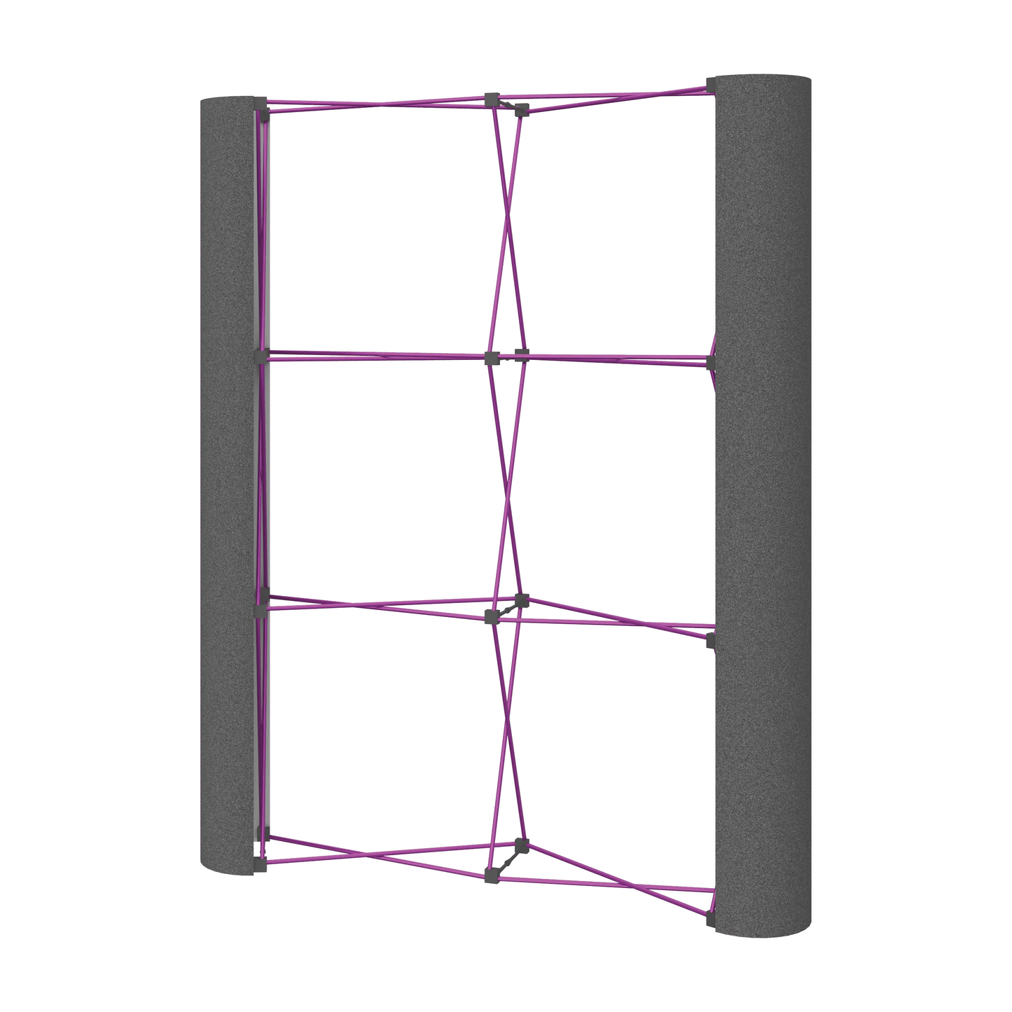 6ft (2x3) Coyote Curved Frame w/Fabric End Cap Kit (Fabric Package)