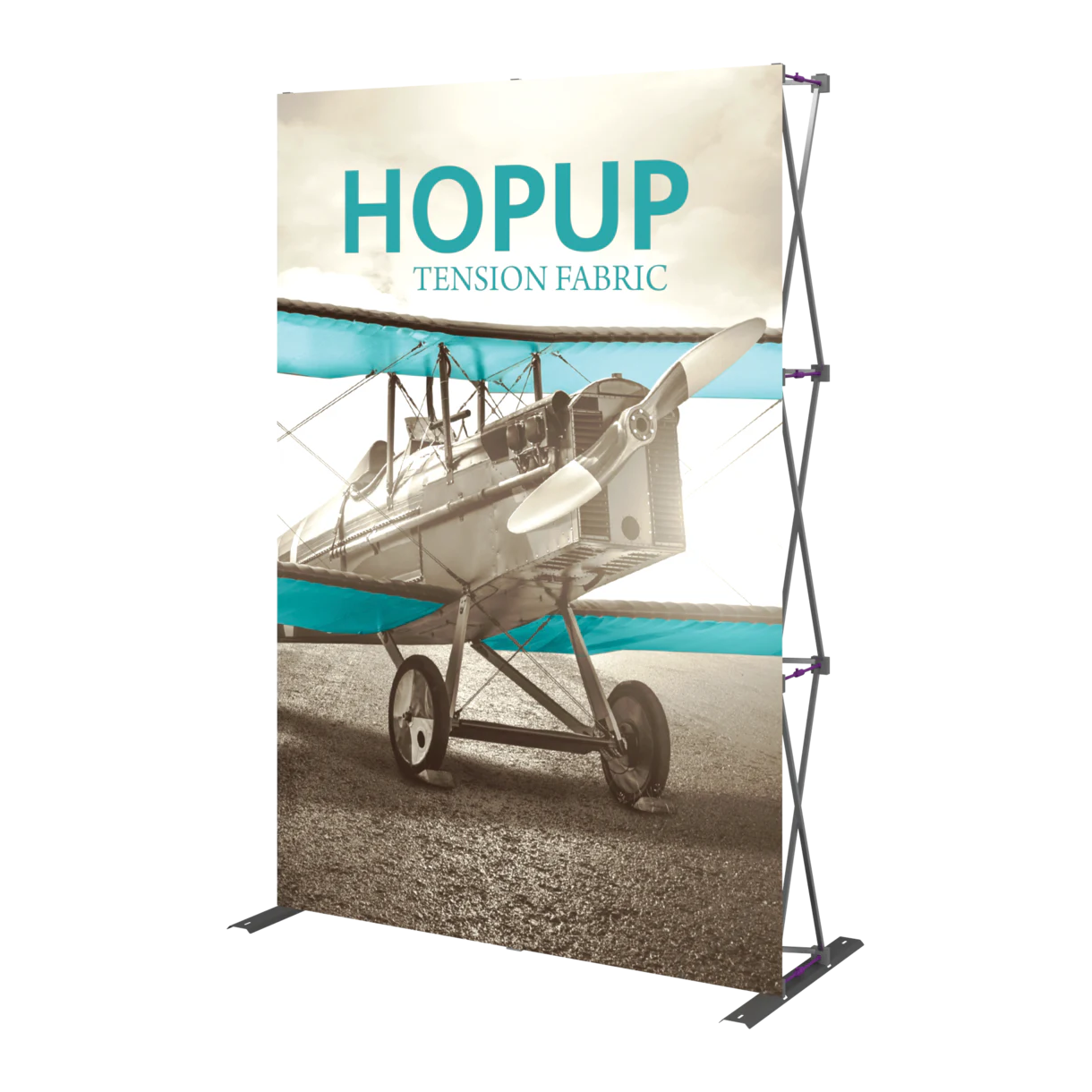 5ft x 8ft Hopup Straight Tension Fabric Display