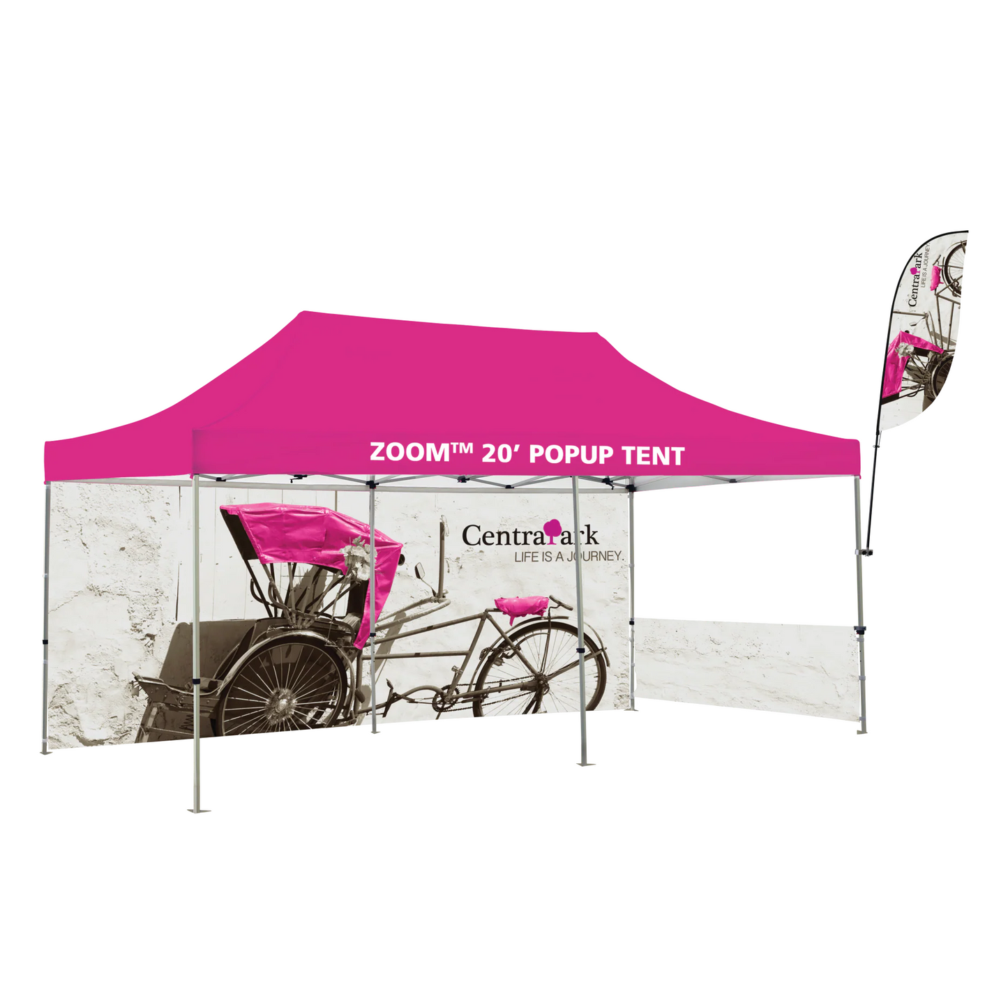 Zoom Display Flag Accessory for Zoom Popup Tents (Hardware Only)