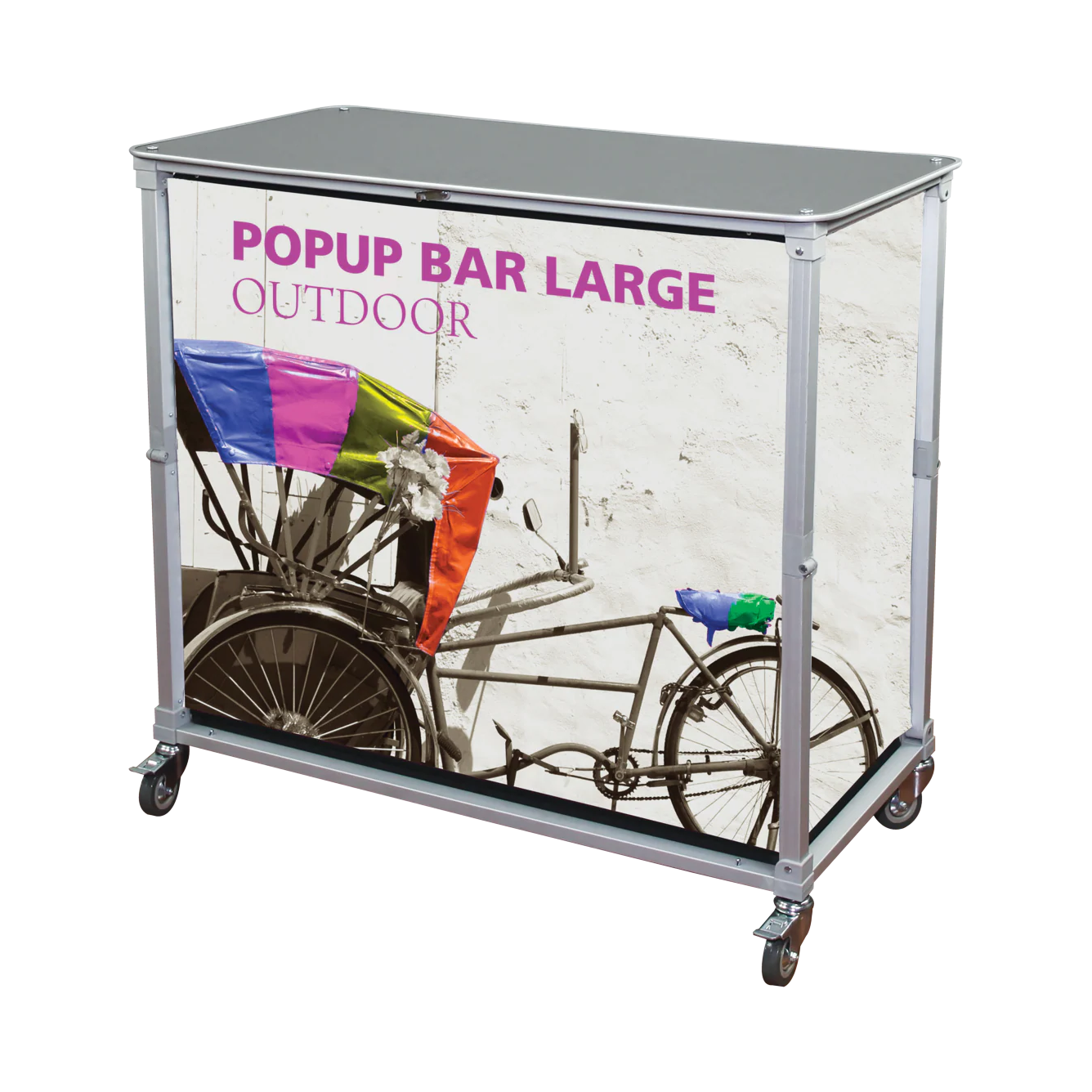 Portable Popup Bar Large (Graphic Package)