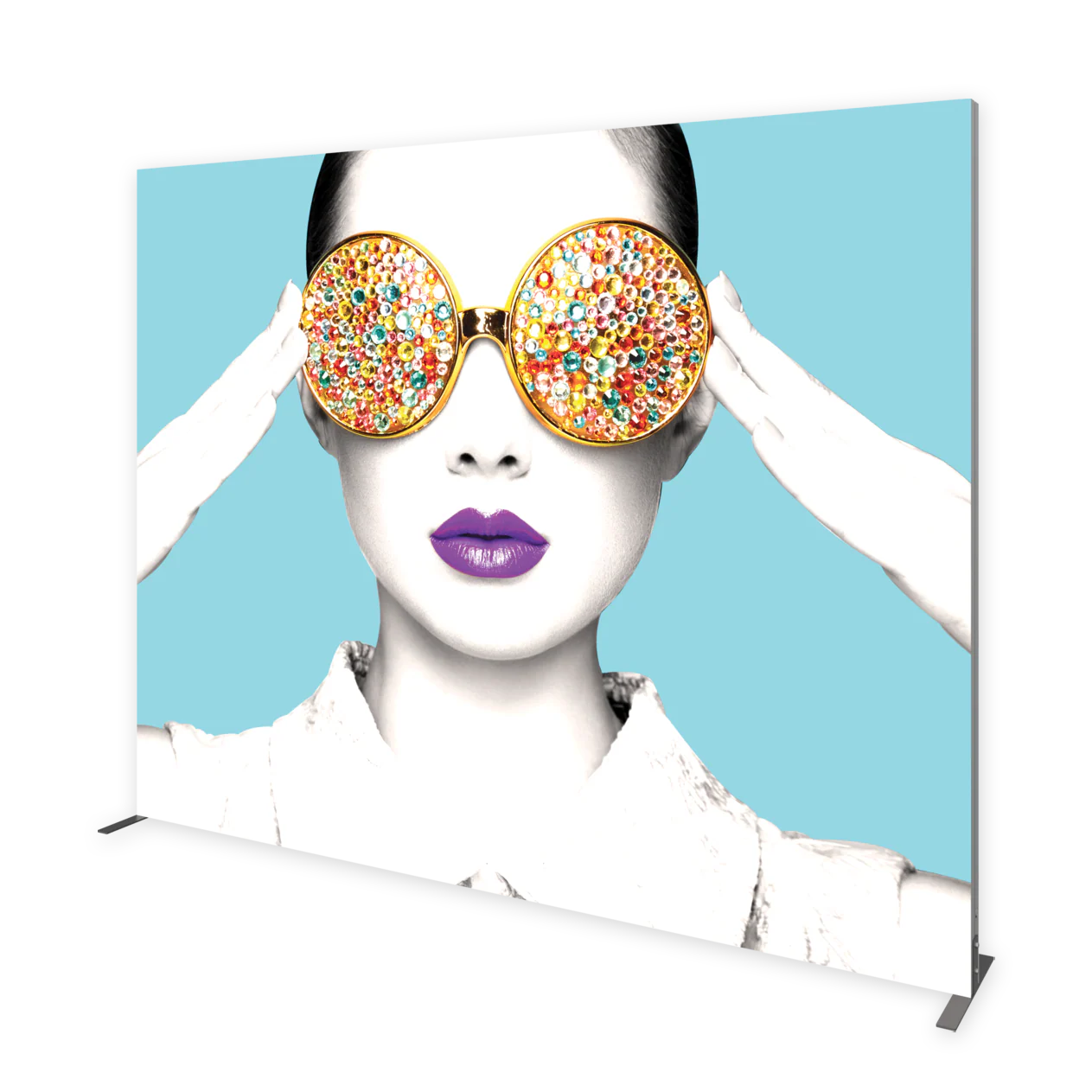 10ft x 8ft Vector Frame Light Box Rectangle 05 Fabric Banner Display Double-Sided (Graphic Package)