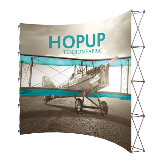 13ft x 10ft Hopup Curved Tension Fabric Display