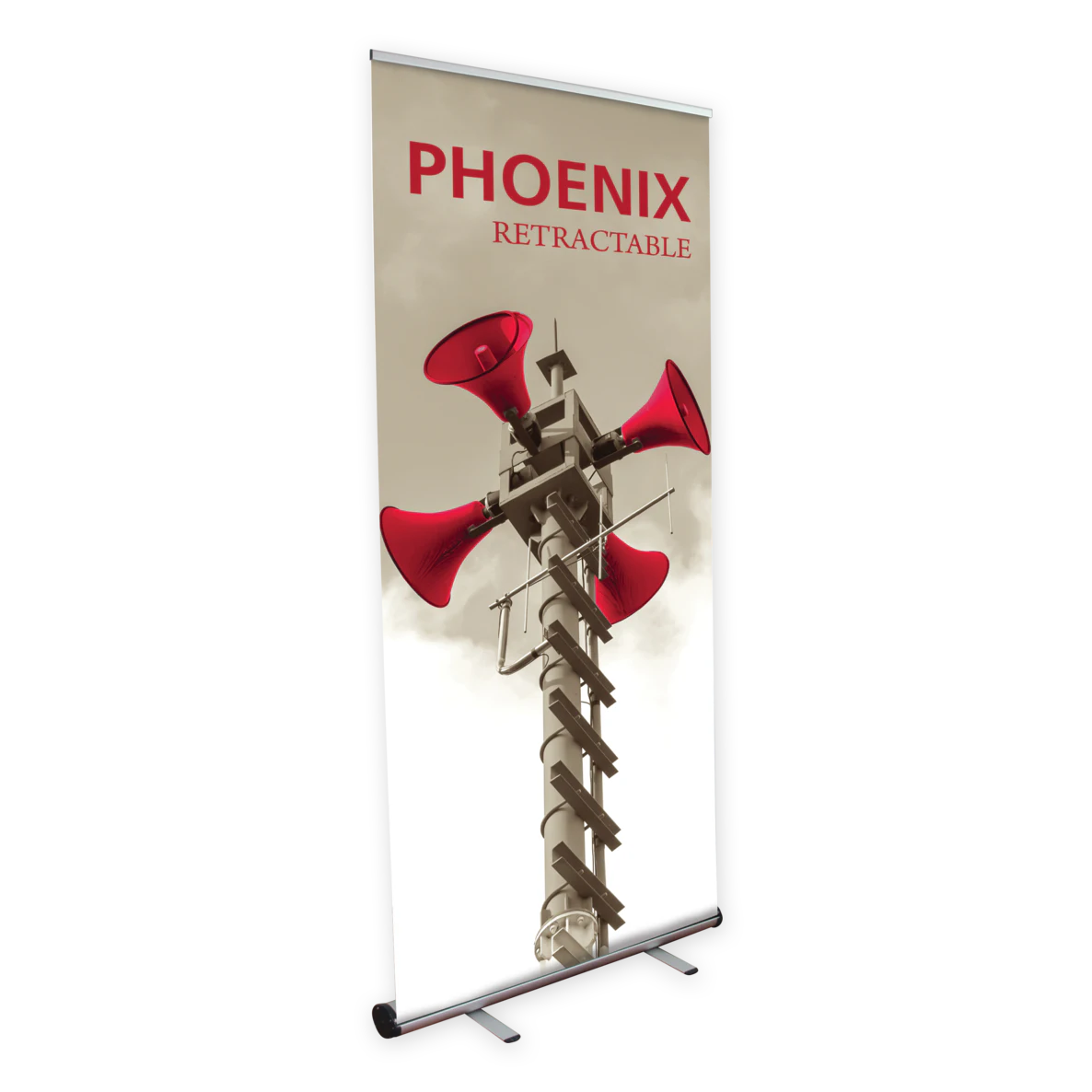 33.5in Phoenix 850 Retractable Banner Stand (Vinyl Graphic Package)