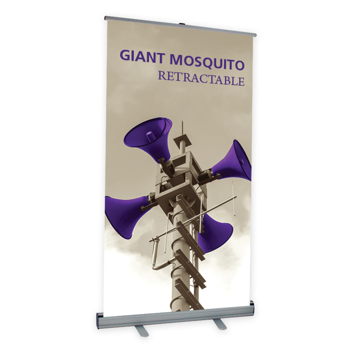 36in Giant Mosquito 920 Retractable Banner Stand (Vinyl Graphic Package)