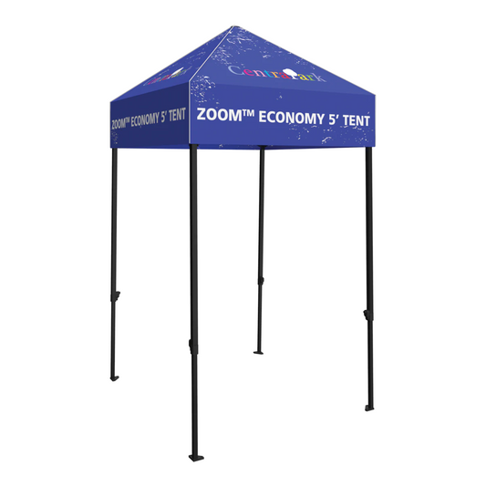 5ft x 5ft Zoom Economy Popup Tent (Graphic Package)
