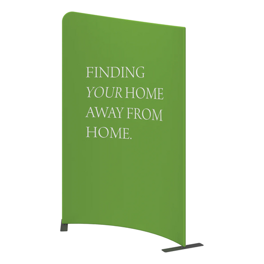 5ft x 8ft Modulate Magnetic Frame Banner 02 Concave w/ Rounded Left/Right Corner (Graphic Package)
