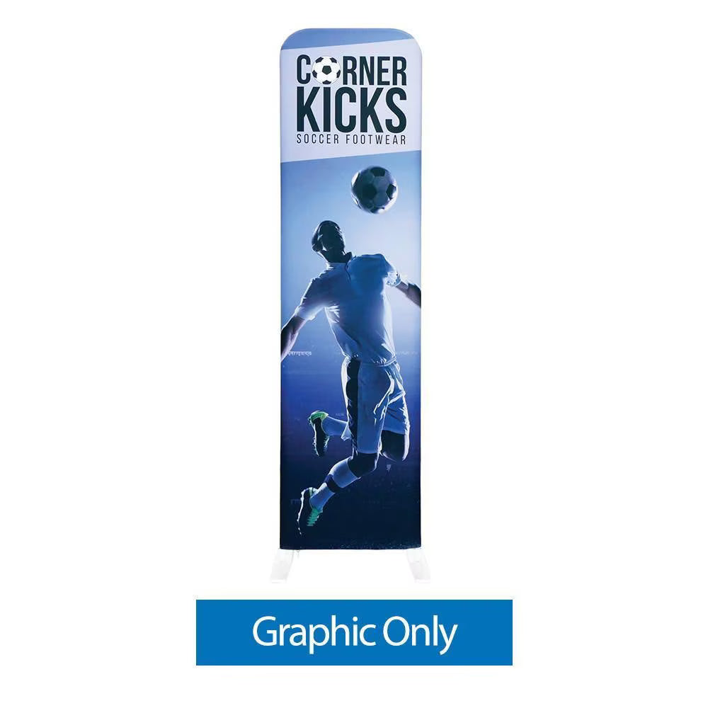 2ft x 7.5ft EZ Stand Fabric Display