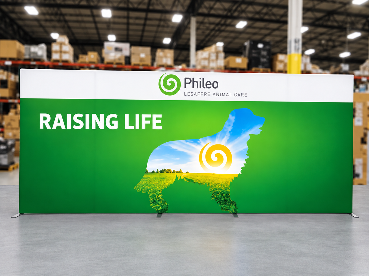 20ft x 8ft Vector Frame Rectangle 07 Fabric Banner Display