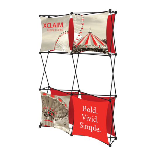 5ft x 8ft Xclaim Fabric Popup Display Kit 02