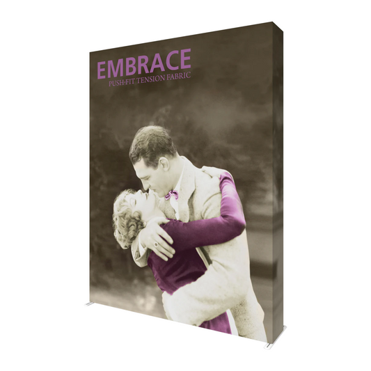 8ft x 10ft Embrace Push-Fit Tension Fabric Display Graphic Replacement (w/ End Caps Graphic Only)