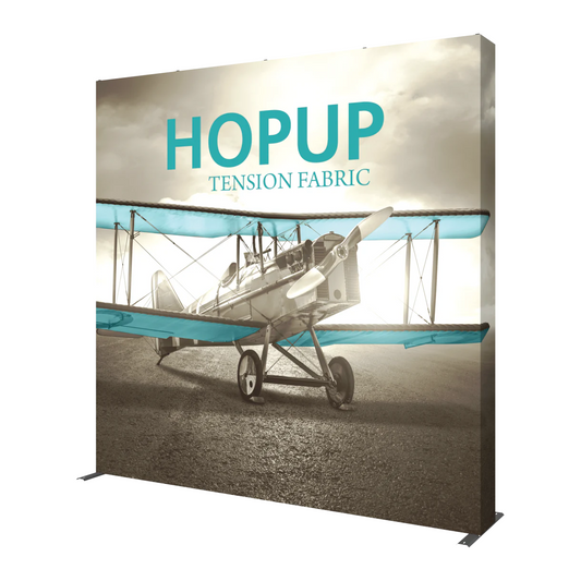 10ft x 10ft Hopup Straight Tension Fabric Display