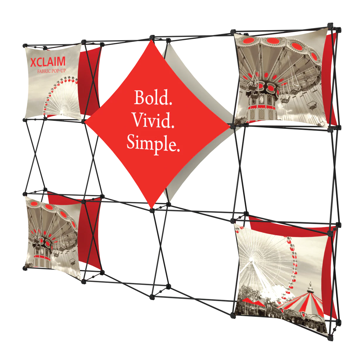 10ft x 8ft Xclaim Fabric Popup Display Kit 02