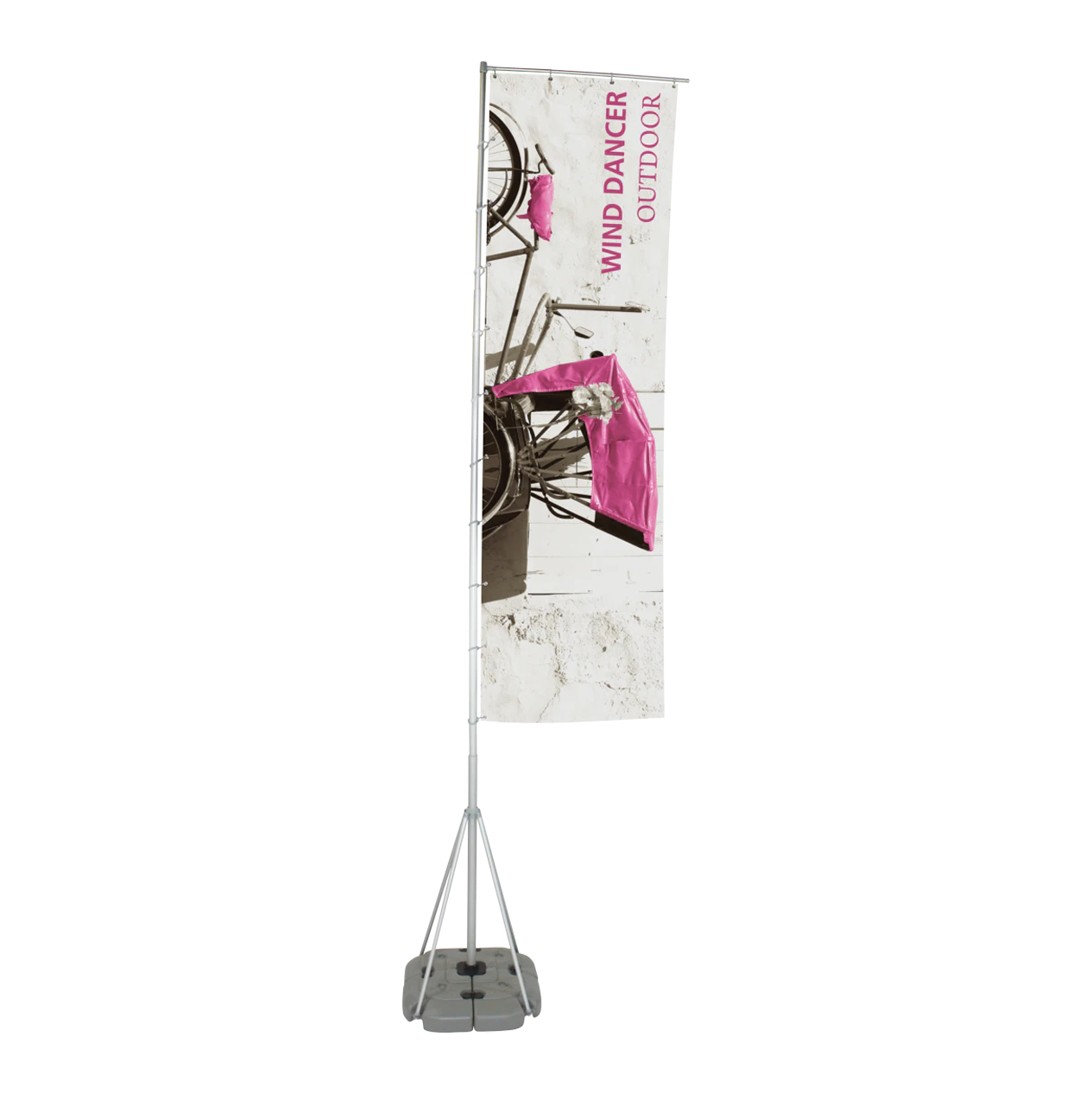 17ft Wind Dancer Outdoor Display Flag Single-Sided (Graphic Package)
