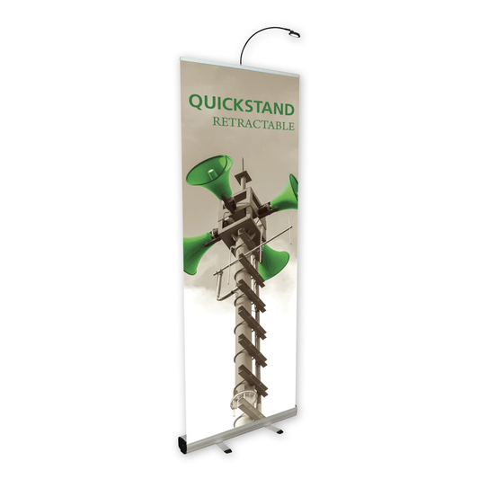 31.5in Quickstand 800 Retractable Banner Stand (Supreme Melinex Graphic Package)