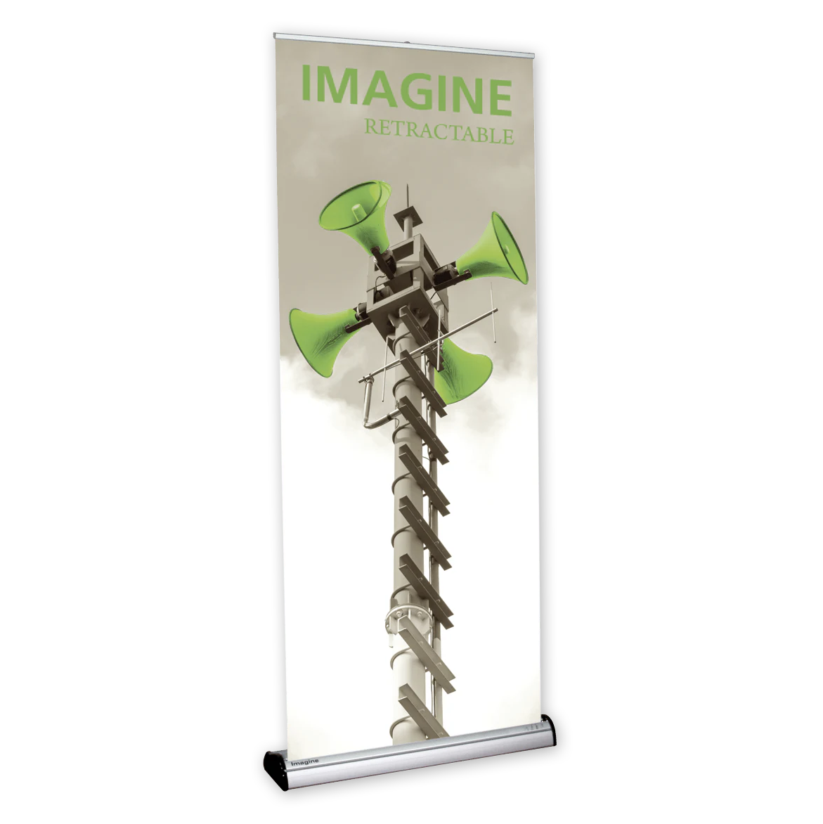 33.5in Imagine 850 Retractable Banner Stand (Vinyl Graphic Package)