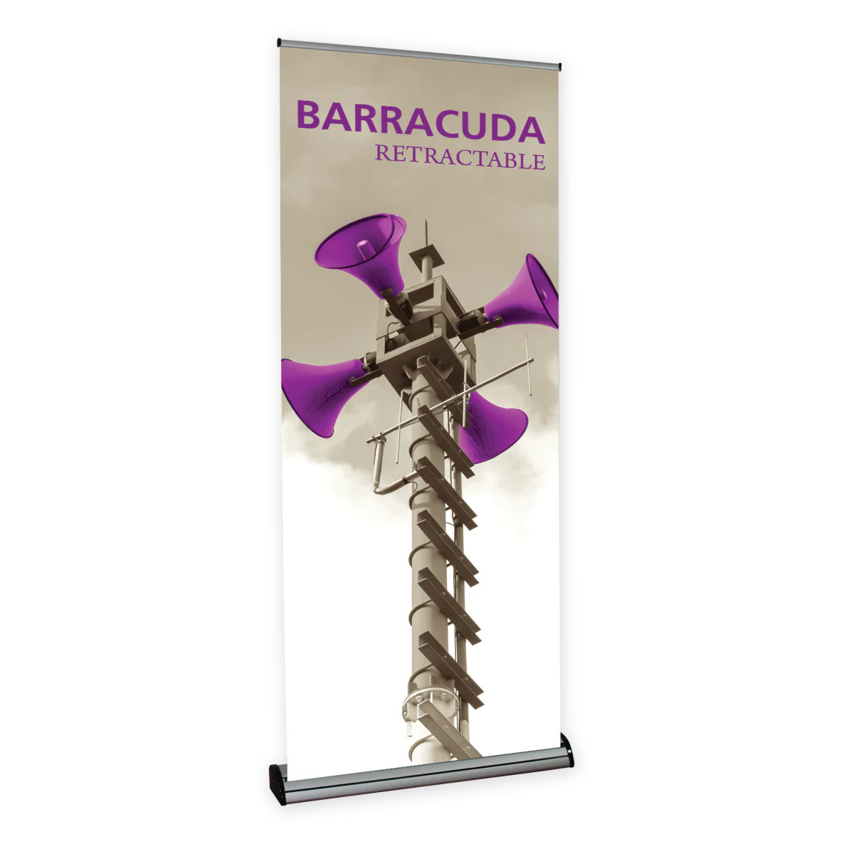 35.5in Barracuda 920 Retractable Banner Stand (Supreme Melinex Graphic Package)