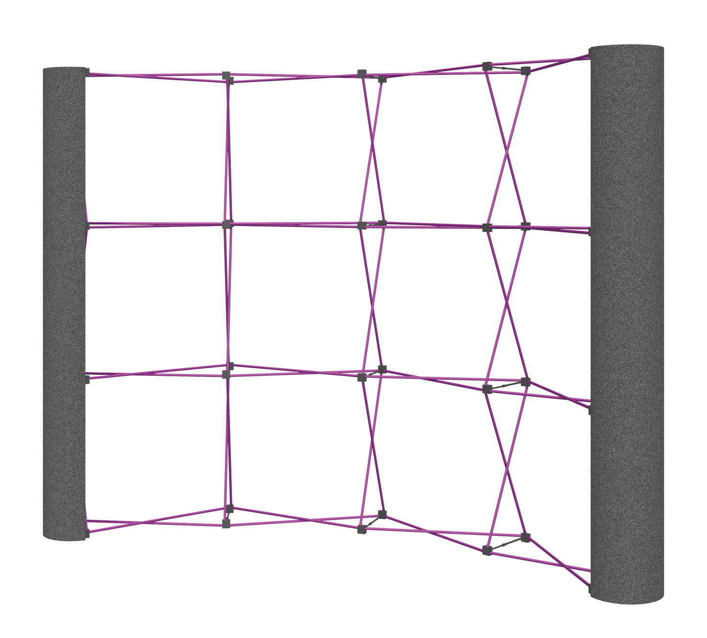 10ft (4x3) Coyote Straight Frame w/Fabric End Cap Kit (Fabric Package)