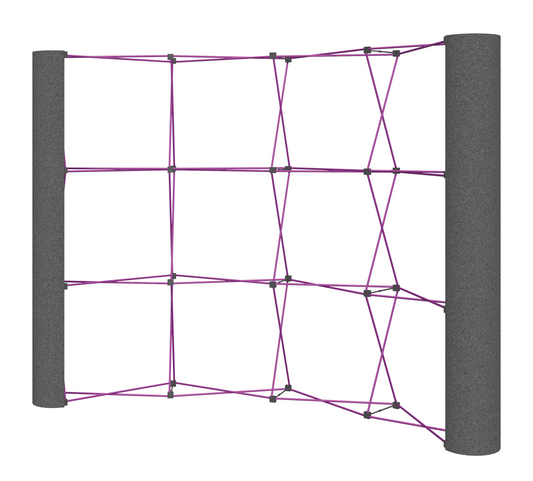 10ft (4x3) Coyote Straight Frame w/Fabric End Cap Kit (Fabric Package)