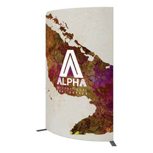 5ft x 8ft Modulate Magnetic Frame Banner 01 Convex w/ Rounded Left/Right Corner (Graphic Package)