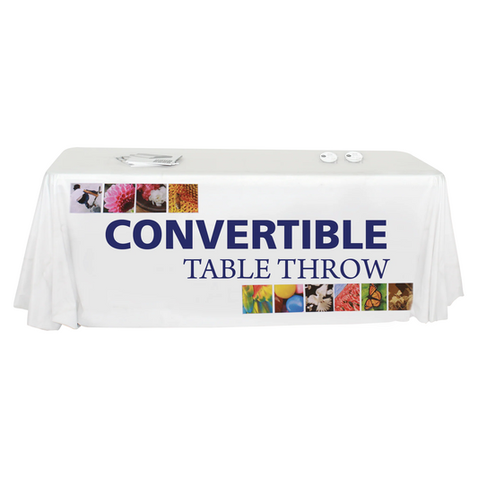 8ft Convertible Premium Dye Sub Table Throw Full