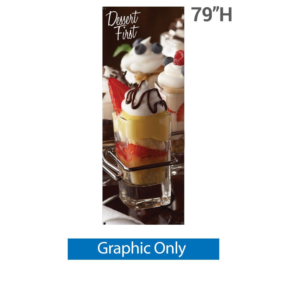 31.5 x 79 in. Large Econom-X Banner Stand