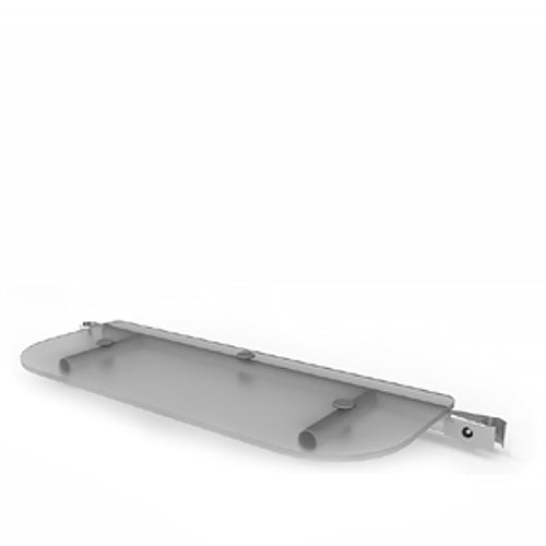 36" WaveLine Merchandiser - Plexiglass Shelf, Clear - All4Displays