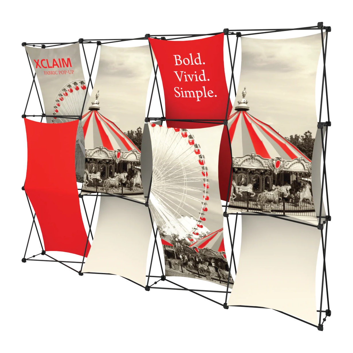 10ft x 8ft Xclaim Fabric Popup Display Kit 03