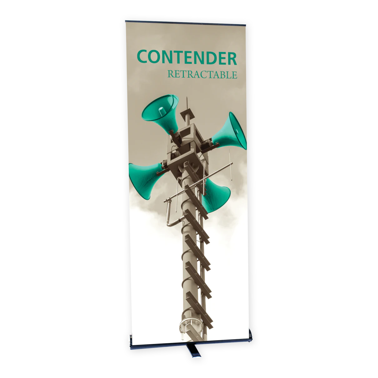 29.5in Contender Standard Retractable Banner Stand (Supreme Melinex Graphic Package)