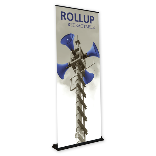 32.9in Rollup Retractable Banner Stand (Vinyl Graphic Package)