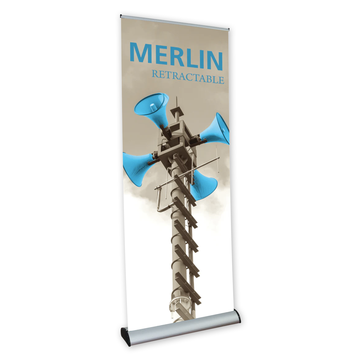 33.5in Merlin Retractable Banner Stand (Vinyl Graphic Package)