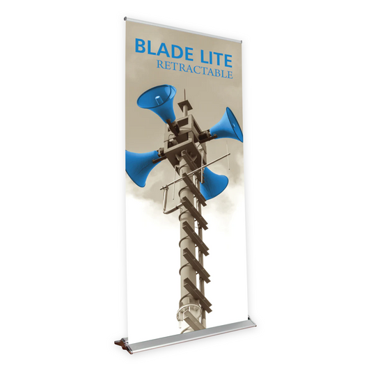 39.25in Blade Lite 1000 Retractable Banner Stand (Supreme Melinex Graphic Package)