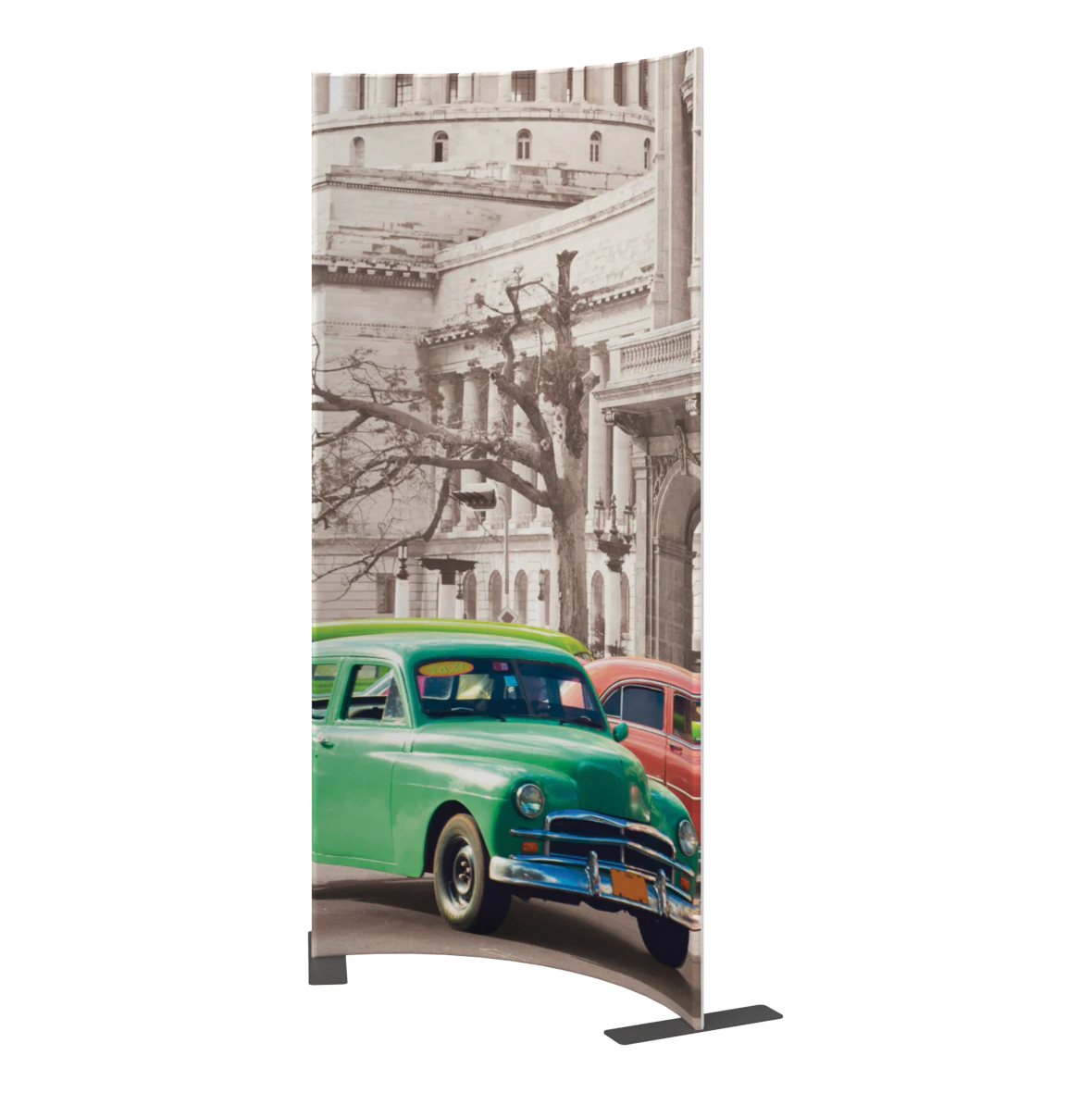 4ft x 8ft Modulate Magnetic Frame Banner 06 Concave Double-Sided (Graphic Package)