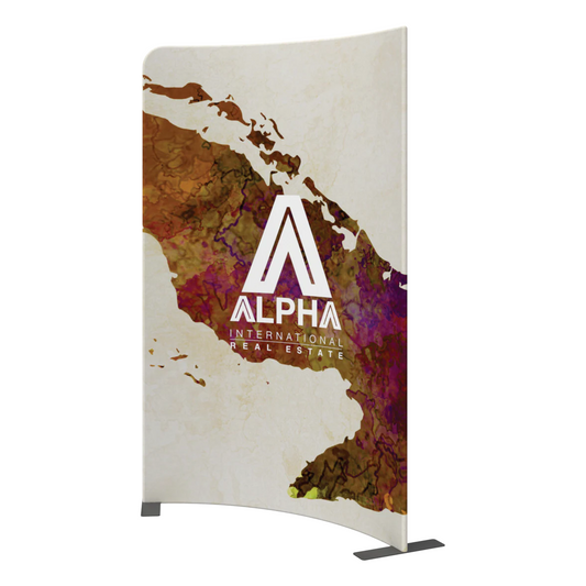 5ft x 8ft Modulate Magnetic Frame Banner 01 Concave w/ Rounded Left/Right Corner (Graphic Package)