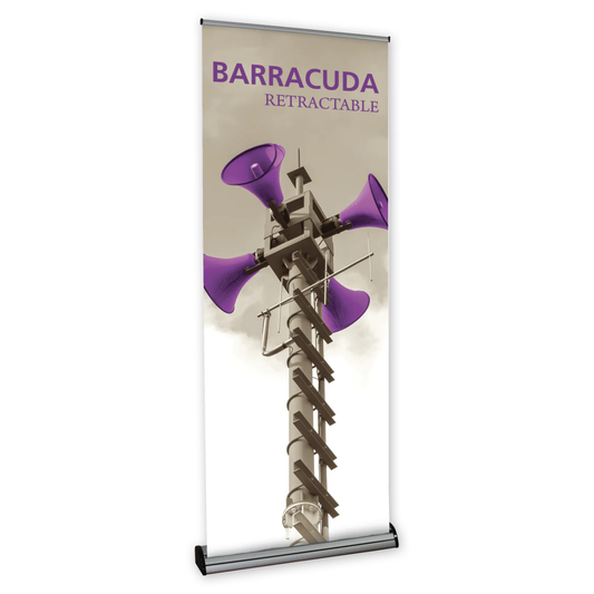 31.5in Barracuda 800 Retractable Banner Stand (Supreme Melinex Graphic Package)