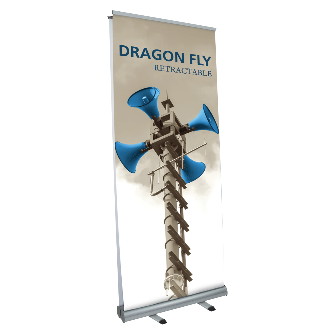 33.25in Dragon Fly Retractable Banner Stand (Premium Fabric Graphic Package)
