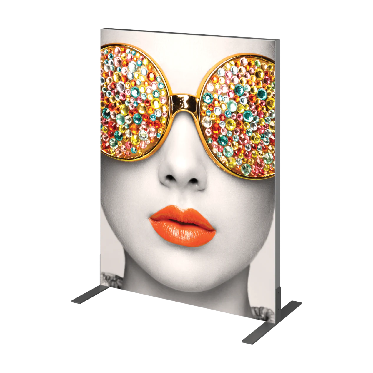 3ft x 4ft Vector Frame Rectangle 01 Fabric Banner Display Double-Sided Dye-Sub Fabric (Graphic Package)