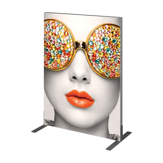 3ft x 4ft Vector Frame Rectangle 01 Fabric Banner Display Double-Sided Eclipse Blockout Fabric (Graphic Package)
