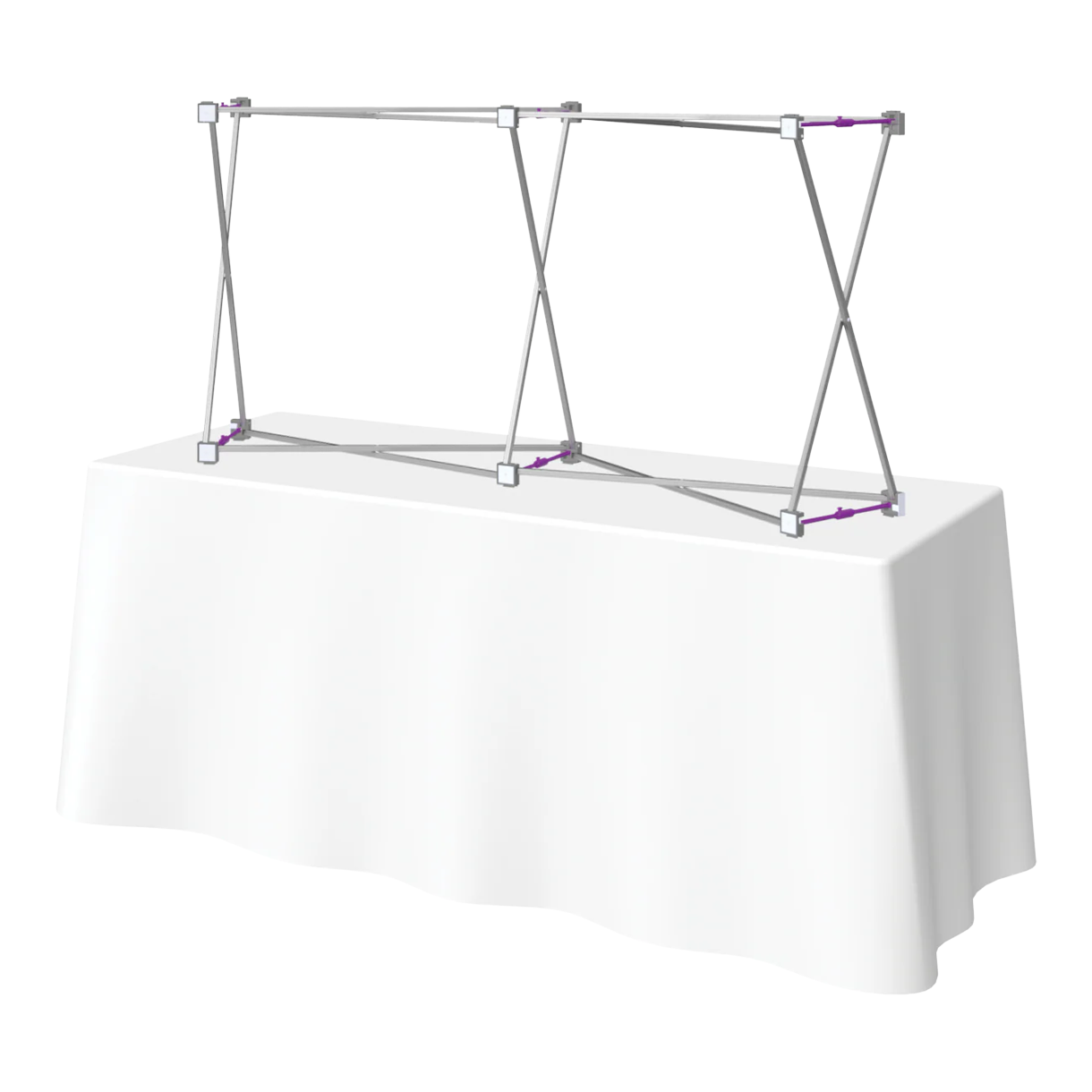 5.5ft x 2.5ft Hopup Curved Tabletop Tension Fabric Display