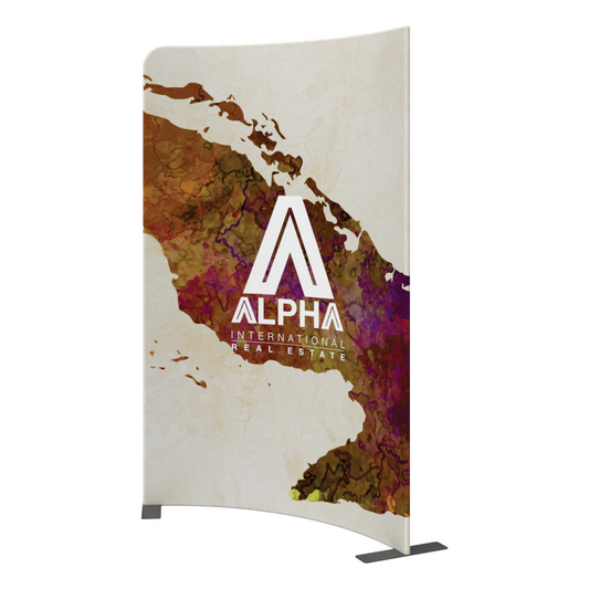 5ft x 8ft Modulate Magnetic Frame Banner 01 Concave w/ Rounded Left/Right Corner Double-Sided (Graphic Package)