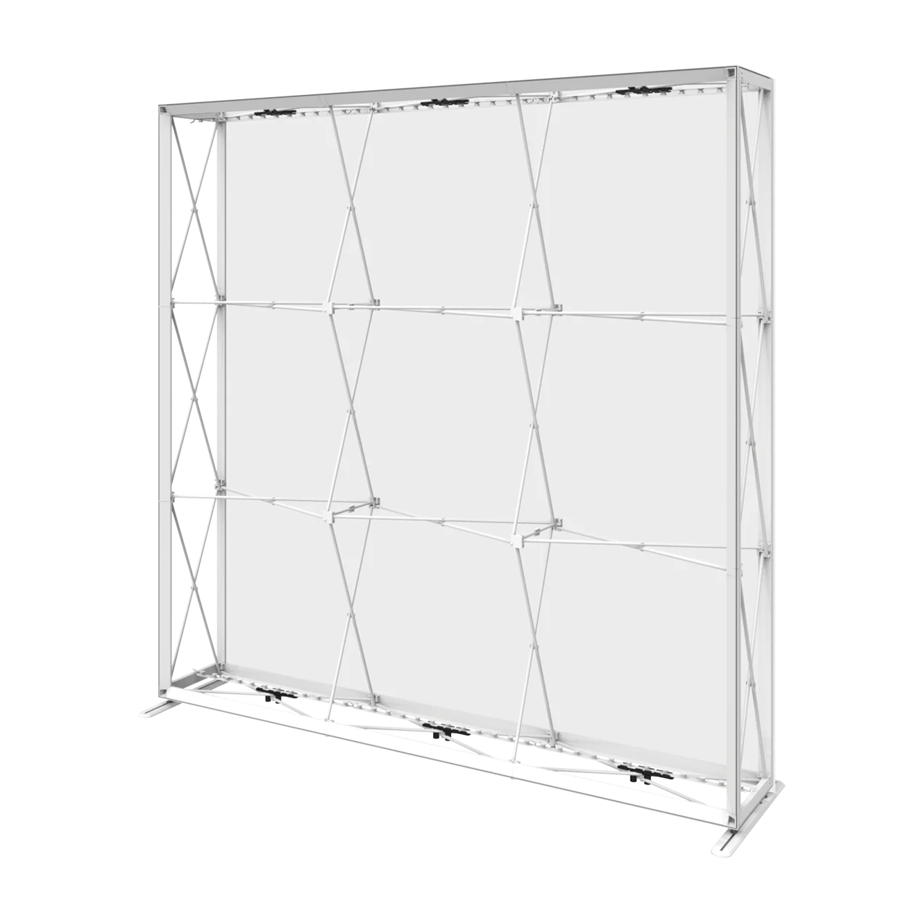 8ft x 8ft Embrace Backlit Push-Fit Tension Fabric Display Unprinted Opaque Liner