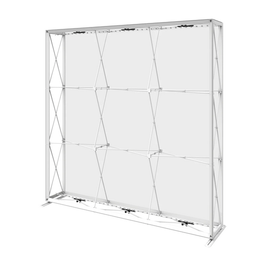 8ft x 8ft Embrace Backlit Push-Fit Tension Fabric Display Unprinted Opaque Liner