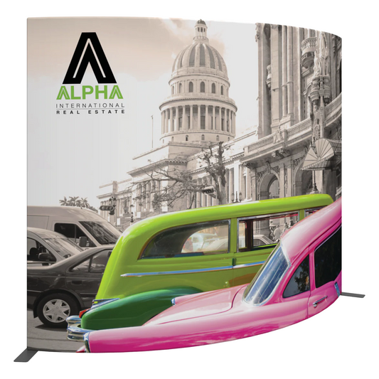 9ft x 8ft Modulate Magnetic Frame Banner 05 Double-Sided Convex (Graphic Package)