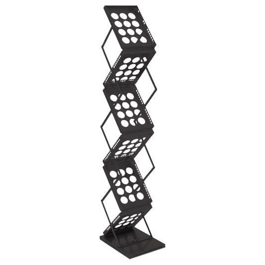 Zedup 1 Literature Rack -Black