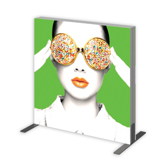3ft x 3ft Vector Frame Light Box Square 01 Fabric Banner Display Single-Sided (Graphic Package)