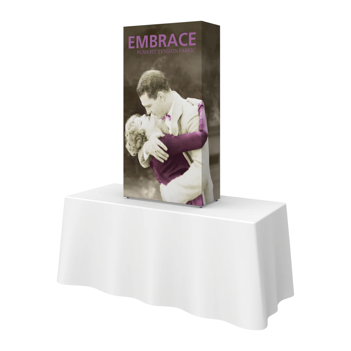 2.5ft x 5ft Embrace Tabletop Push-Fit Tension Fabric Display