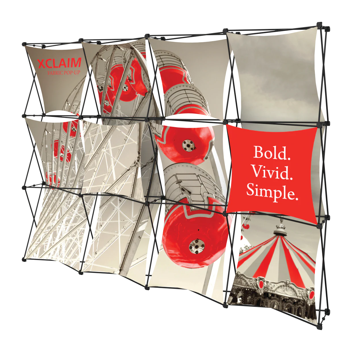 10ft x 8ft Xclaim Fabric Popup Display Kit 04