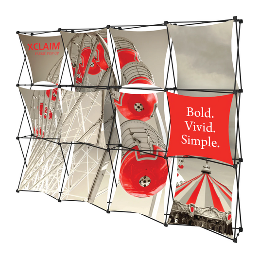 10ft x 8ft Xclaim Fabric Popup Display Kit 04