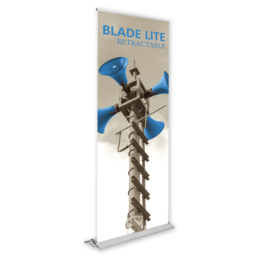 31.5in Blade Lite 800 Retractable Banner Stand (Vinyl Graphic Package)