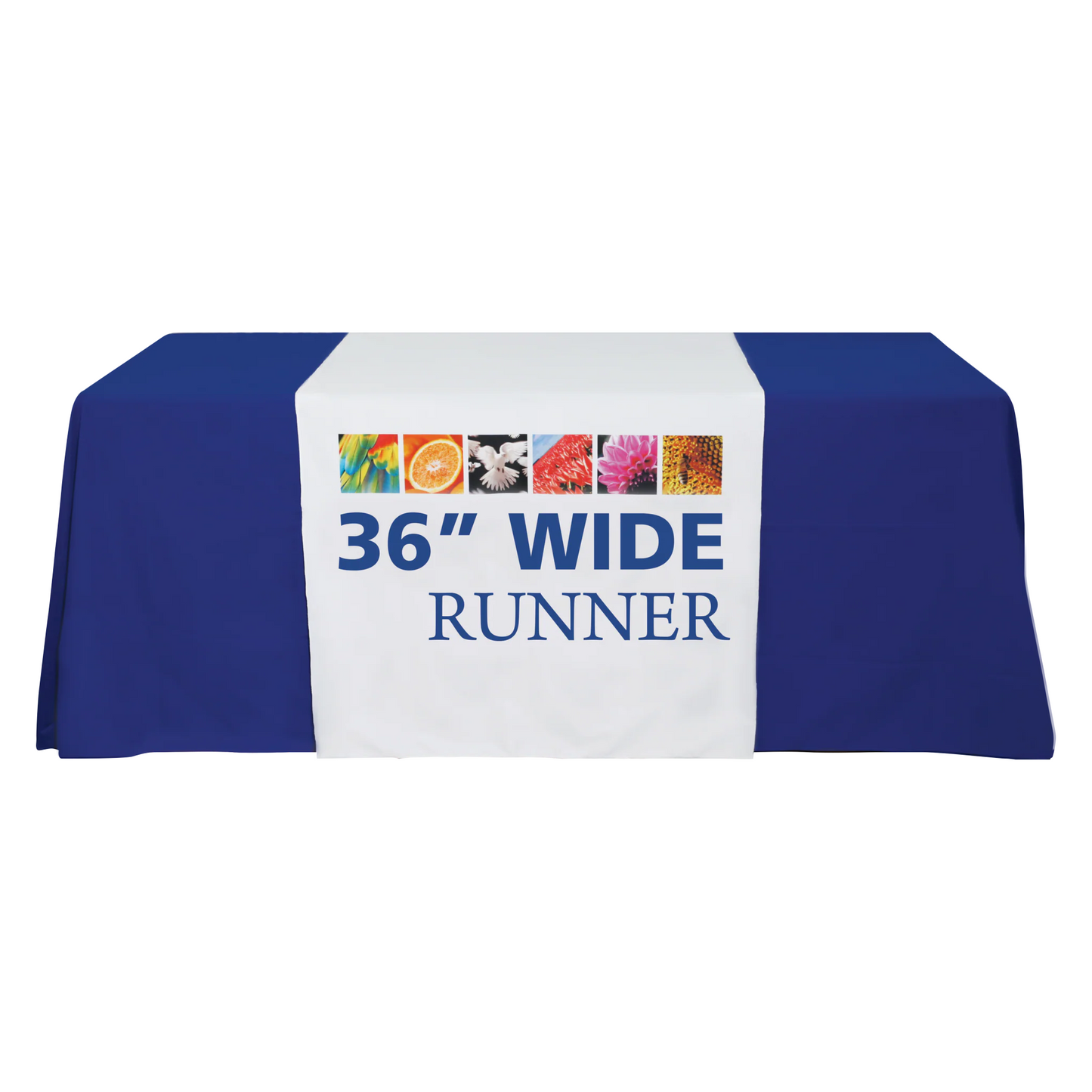 36in x 62.75in Premium Dye Sub Table Runner Economy