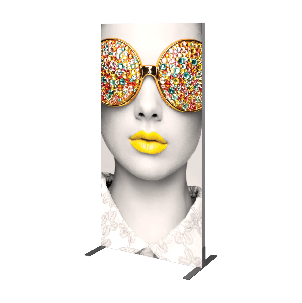 3ft x 6ft Vector Frame Rectangle 02 Fabric Banner Display Single-Sided Dye-Sub Fabric (Graphic Package)